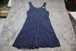 Torrid Dress Women 2 Blue White Sleeveless Knee Length Plus Size Fit &amp; Flare - £23.31 GBP