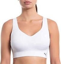 PUMA Womens Removable Cups Racerback Sports Bra 2 Pack, Pink/White, Small - £23.33 GBP