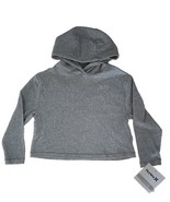 HURLEY ~ Hooded ~ Long Sleeve Shirt w/Hair Tie ~ Grey Heather ~ Girls&#39; S... - $42.10 CAD