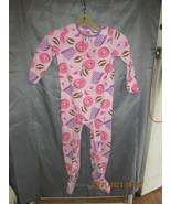 LIGHT Pink CUPCAKES &amp; DONUTS Print Footed SLEEPER 1-pc PAJAMAS* 4T - $13.78 CAD