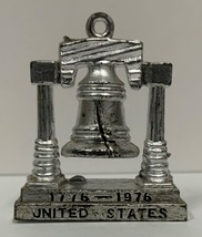 Miniature Plastic Silver  Liberty Bell Philadelphia 1776-1976 Bicentennial - $9.89