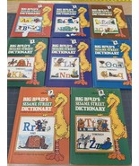 Big Bird&#39;s Sesame Street Dictionary Books #1-8 A-Z Complete Set 1981 Har... - €18,66 EUR