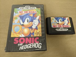 Sonic the Hedgehog Sega Genesis Cartridge and Case - $18.95