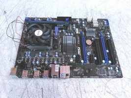 MSI 970A-G43 Motherboard AMD Sempron 2.8GHz 4GB No I/O Shield  - $52.25