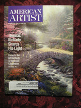 American Artist Magazine October 2001 Thomas Kincade - £10.24 GBP