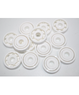 Lot of 13 NEW KMS 3/8&quot; Bore X 1-3/8&quot; OD x .44&quot; Wide Plastic Radial Ball ... - $34.64