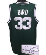 Larry Bird signed Boston Celtics Green Adidas TB Hardwood Classics Jersey XL +2  - £226.43 GBP