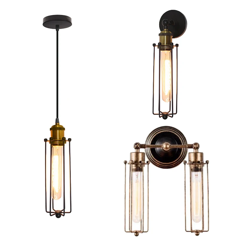 Vintage Industrial Pendant Lamp Steam Punk Retro Country Ceiling Wall Light For - £23.24 GBP+