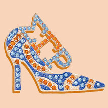 Brooch Sigma Gamma Sorority Heel Pin for Women - $821.68 MXN