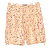 Vintage Girl Women&#39;s Shorts Floral Bermuda Size Small - £12.64 GBP