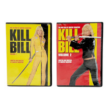 Kill Bill - Vols. 1 &amp; 2 Lot (DVD, 2004, Anamorphic Widescreen) Uma Thurman - £9.18 GBP