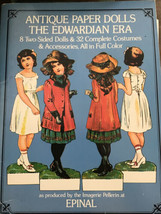 Antique Paper Dolls: The Edwardian Era by Epinal 1975 - £5.86 GBP