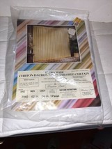 Chiffon Sheer Curtain Panel 54 X 62&quot; White - includes ONE Window Panel V... - $292.26 MXN