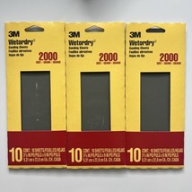 3M 5925-18-CC Sandpaper, 2000-Grit, Paper Backing, Silicone Carbide - 3 ... - £15.96 GBP