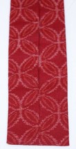 KNOTTERY Straight Edge SUIT TIE Burgundy Prints 100% COTTON Free Shipping - $64.32