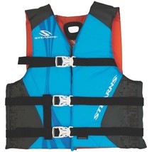 Stearns Antimicrobial Nylon Vest Life Jacket - 30-50lbs - Blue [2000036885] - £23.75 GBP