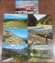 Lot Of 7 Vintage Colorado CO 1959 Mt Evans Highway Scenic View Postcard PC - £15.25 GBP