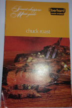Smart Shoppers Meat Guide Chuck Roast Recipe Booklet 1974 - $1.99