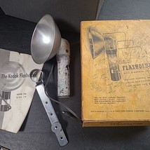 Kodak Flasholder + Standard Bracket In Original Box With Manual Untested Vintage - £9.01 GBP