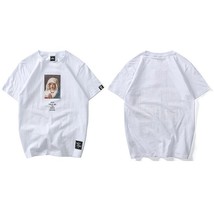 2022 Summer Men&#39;s T Shirts Virgin Mary Printed Casual Short Sleeve T-Shirt Cotto - £82.30 GBP