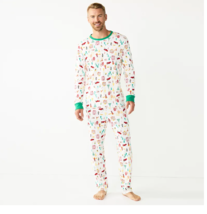 Men&#39;s LC Lauren Conrad Jammies For Families Holiday Village Pajama Set L... - $27.71