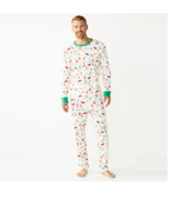 Men's LC Lauren Conrad Jammies For Families Holiday Village Pajama Set Large - $22.17