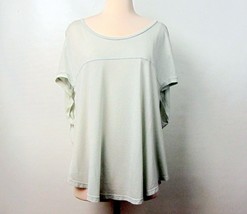 Emma &amp; Sam Oversized Slouchy T-Shirt Medium Pale Green Streetwear Hip-Hop Layer - £16.28 GBP