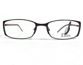 Christian Dior CD 3600/N Eyeglasses Frames Brown Red Rectangular 53-18-135 - $104.97