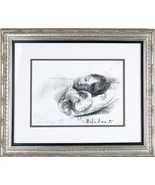 Leonid Balaklav sans Titre (Couchage Enfant) Charbon Sur Papier Signée E... - $37,342.78 MXN