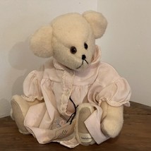 Artist Bear By Deb Imrie Imriebear Jointed Felted Wool 12” Vintage w/ Tag - £22.30 GBP