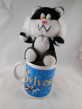 Vintage Sylvester in Santa HaMug Cup Looney Tunes 1998 Warner Brothers +... - £8.75 GBP
