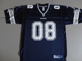 Blue Reebok Onfield Dallas Cowboys #08 &quot;One Team&quot; NFL Screen Jersey Mens L EXCEL - £31.36 GBP