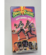 Mighty Morphin Power Rangers Happy Birthday Zack VHS 1993 VCR Video Tape... - £3.07 GBP