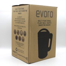 Evoro Multi Functional Plant Milk  Soup &amp; Smoothie Maker Brand New - $93.93