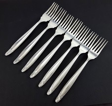 Philip Ashberry DeMilo 7 Salad Forks 7&quot; Silverplate Flatware - $9.90
