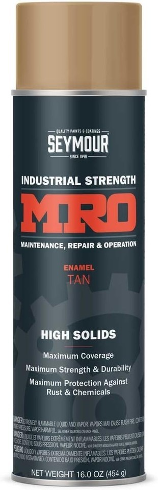 SEYMOUR 620-1435 Industrial MRO High Solids Spray 16 Ounce (Pack of 1), Tan - $22.96
