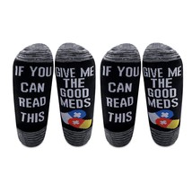 Funny Patient Gift Hospital Socks If You Can Read This Give Me The Good ... - £23.97 GBP