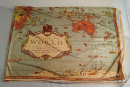 Lovely Ancient Map of the World Wall Hanging Tapestry with Grommets - 40&quot;x 60&quot; - £22.55 GBP