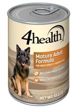 4health w/ Wholesome Grains Senior Chicken &amp; Rice, Wet Dog Food,1 Can  -... - $11.39