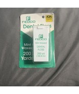 Fedco MINT Waxed Dental Floss 200 yd  VINTAGE New NOS Prop - €12,96 EUR