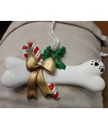 Dog Bone with Holly Christmas Tree Ornament polar X brand new - £6.10 GBP