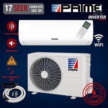 Mini Split Inverter 12000 BTU 115V – Heat Pump, WiFi, Silent Mode, 17 SEER2 - €504,71 EUR Mini Split Inverter 12000 BTU 115V – Heat Pump, WiFi, Silent Mode, 17 SEER2 - €504,71 EUR
