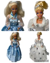 Vtg Lot of 2 Barbie Holiday Princess Cinderella Fashion Avenue Gown Mattel 1996  - £19.01 GBP