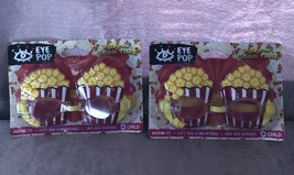 2 Pack! Popcorn Design Child Swim Goggles Age 4 And Up. NEW - $14.49