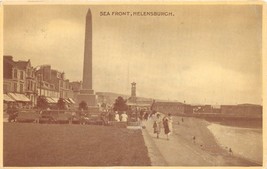 HELENSBURGH ARGYLL SCOTLAND SEA FRONT PHOTO POSTCARD 1949 POSTMARK - $7.91
