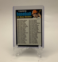 1971 Topps Baseball #499 5th Series Checklist (marked) - $5.95