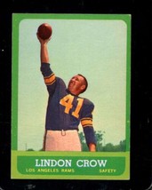 1963 Topps #45 Lindon Crow Ex La Rams *X99907 - £1.83 GBP