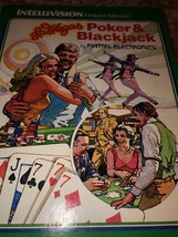 LAS VEGAS POKER &amp; BLACKJACK INTELLIVISION  COMPLETE Vid1 - $4.95