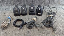 Lot of 4 Symbol Wired Barcode Scanners LS2208, LI2208, WN3300 - $42.99