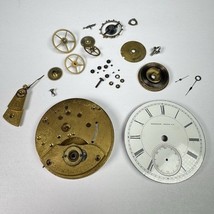 Hampden Pocket Dial W/ Pocket Watch Movement Antique For Parts - €16,94 EUR
